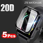 20D изогнутый край Полное покрытие мягкая защитная пленка для ZTE Watch Live Global Smart Watch защита экрана (не стекло