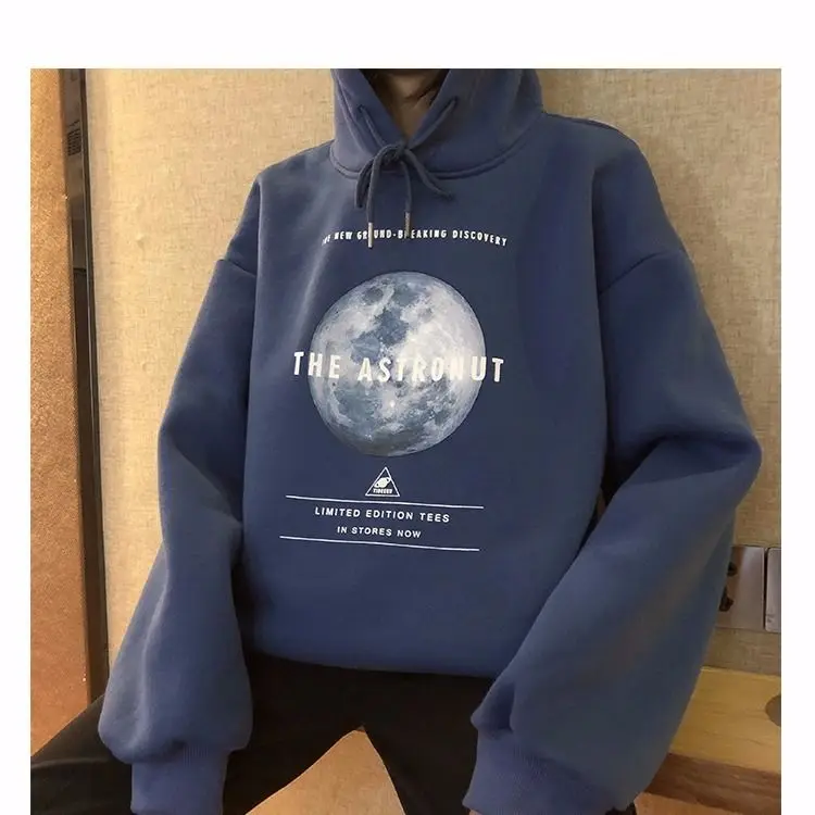 

Толстовка Женская весенне-осенняя, большого размера, в стиле Харадзюку