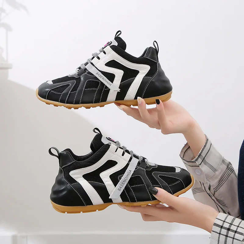 

Jookrrix 2020 Women Spring Fashion Comfortable Shoes For Female Genuine Leather Sneakers Women Brand Casual Shoes ZC2202