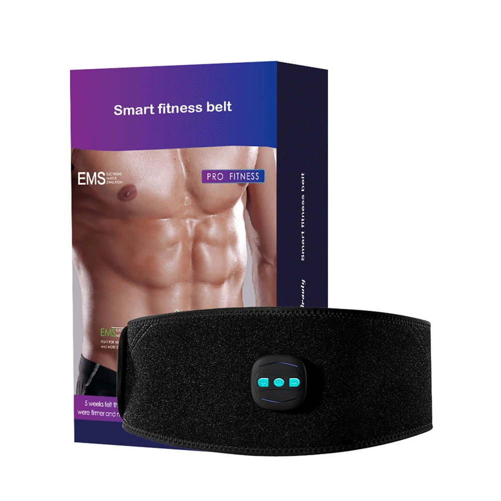 

EMS Abdominal Muscle Trainer Waist Belly Muscle Stimulator Muscle Strength Machine Body Slimming Shaper Massage Exercise Machine