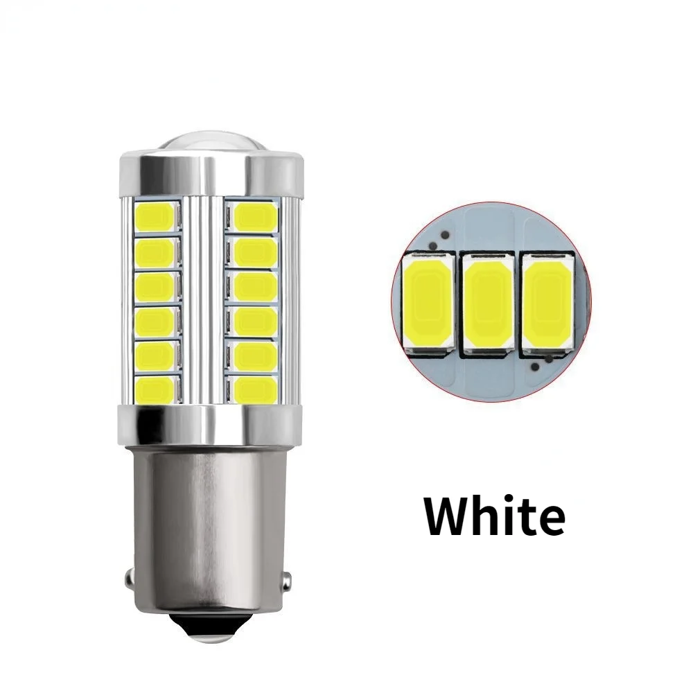 

2pcs/5pcs/10pcs Car Tail Bulb Brake Lights 1156 1157 5730 5630 LED Reverse Lamp Daytime Running Turning Signal Light