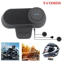 motorcycle bluetooth earphone helmet walkie talkie clear voice bluetooth adjustable wireless earphone rechargeable microphone