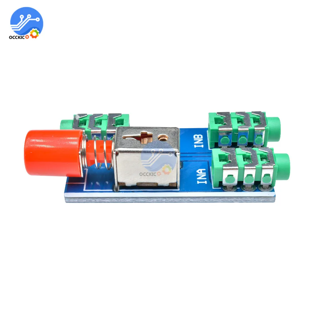 Аудио коммутационная плата 3 5 мм A/B аудио Входной блок опционально выберите