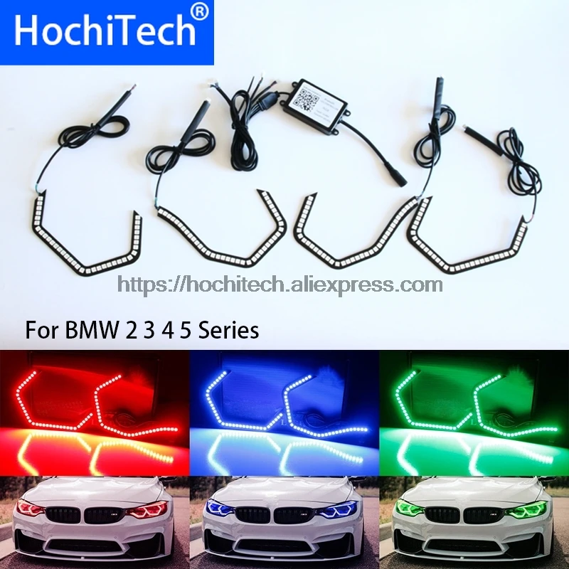 HochiTech WIFI RGB многоцветная концепция M4 Знаковый стиль светодиодный ангельский глаз