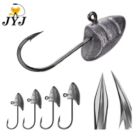 river snail small jig head blood hook 1 5g 2 5g 3 5g 5g lead head hook jig bait fishing hooks for soft lures fishing tackle
