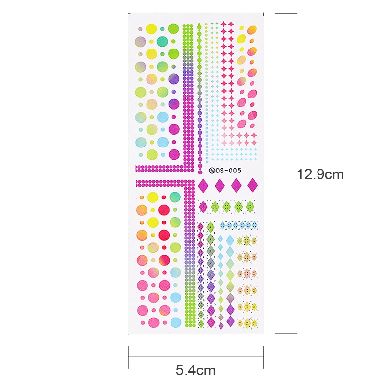 2 моделей/лист милый цветок ногтей воды передачи наклейка стикер BORN PRETTY BP-W17 #20608 |