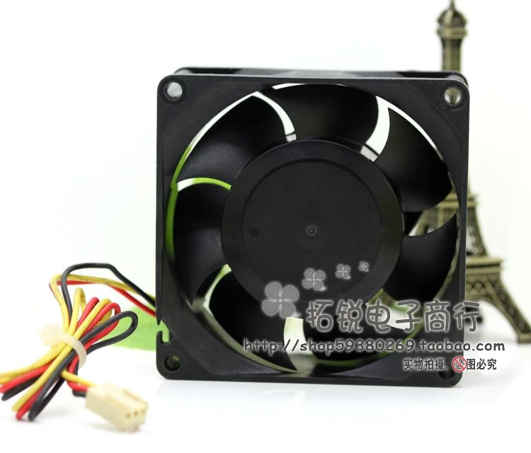 Y.s.tech Fd128032hb 12В 0.37a 8032 8 см трехпроводный двухшариковый Вентилятор охлаждения |
