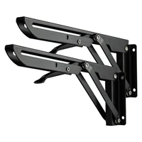 2pcs 12inch folding shelve brackets heavy duty metal shelving support bracket wall mounted floating shelve bracket