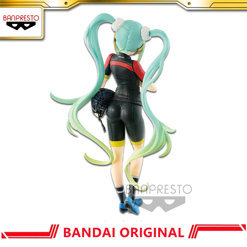 

Japan Original BANDAI BANPRESTO Hatsune Miku RACING VER EXQ figure, anime character