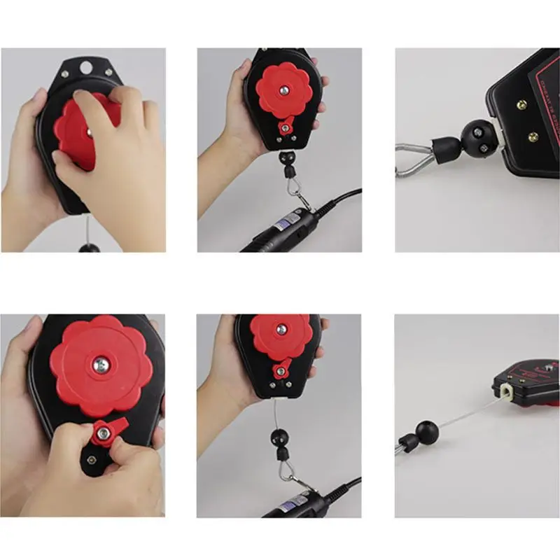 

Retractable Spring Balancer Screwdriver Hanging Torque Wrench Hanger Steel Rope A9LB