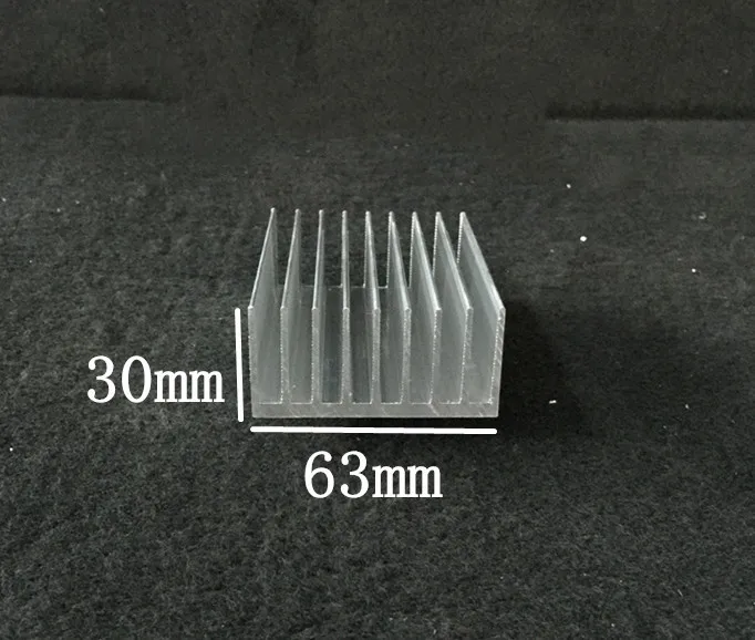 

63*30*100 мм/150 мм/200 мм электронный радиатор радиатор алюминиевый профиль ширина радиатора 63 мм высота 30 мм длина 100/150/200 мм кулер