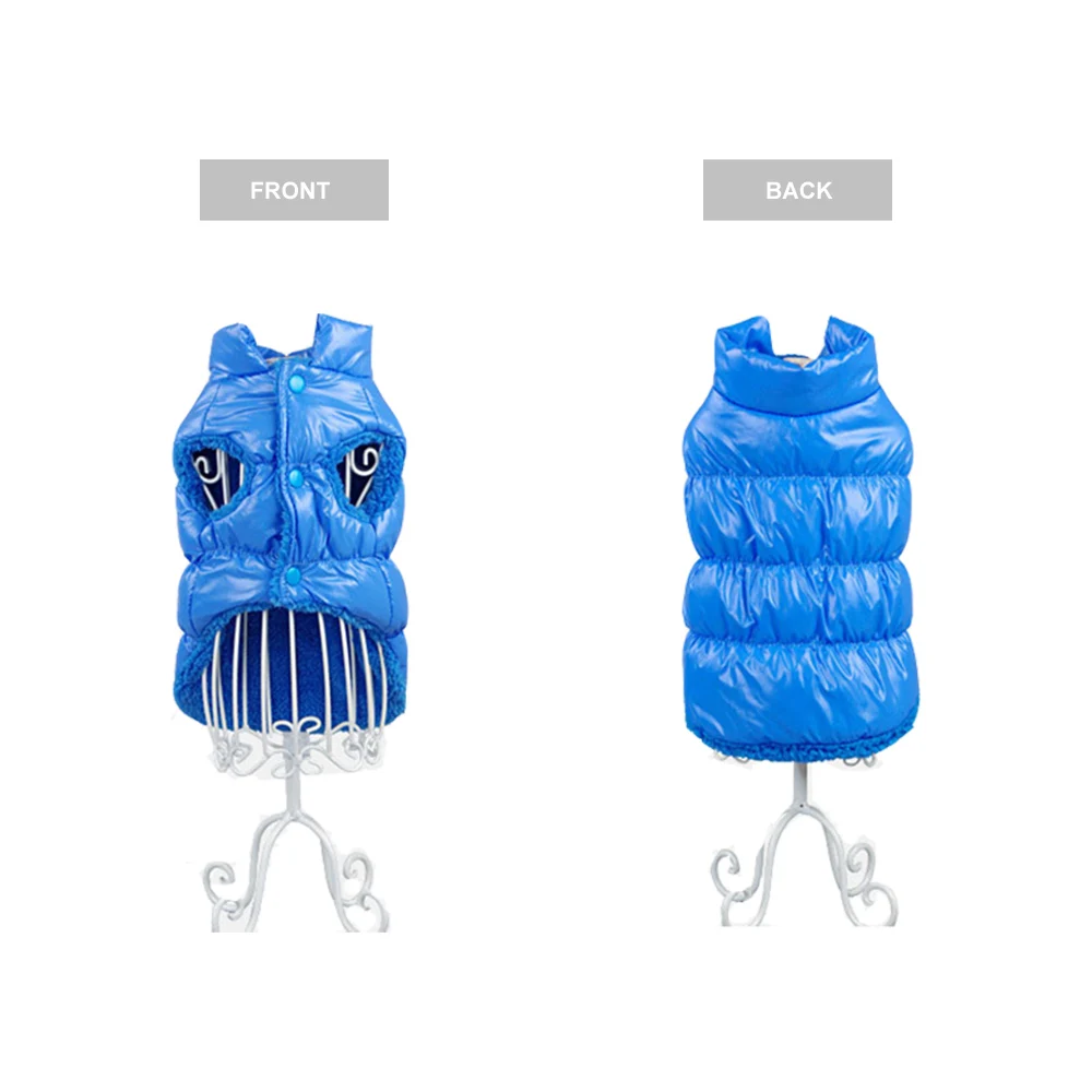 Зимняя одежда для собак водонепроницаемая куртка домашних животных теплое