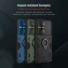 Защитный чехол NILLKIN Camshield для Samsung Galaxy S21 Ultra Cover S21 Plus, защита объектива камеры + кольцо-подставка, защитный чехол