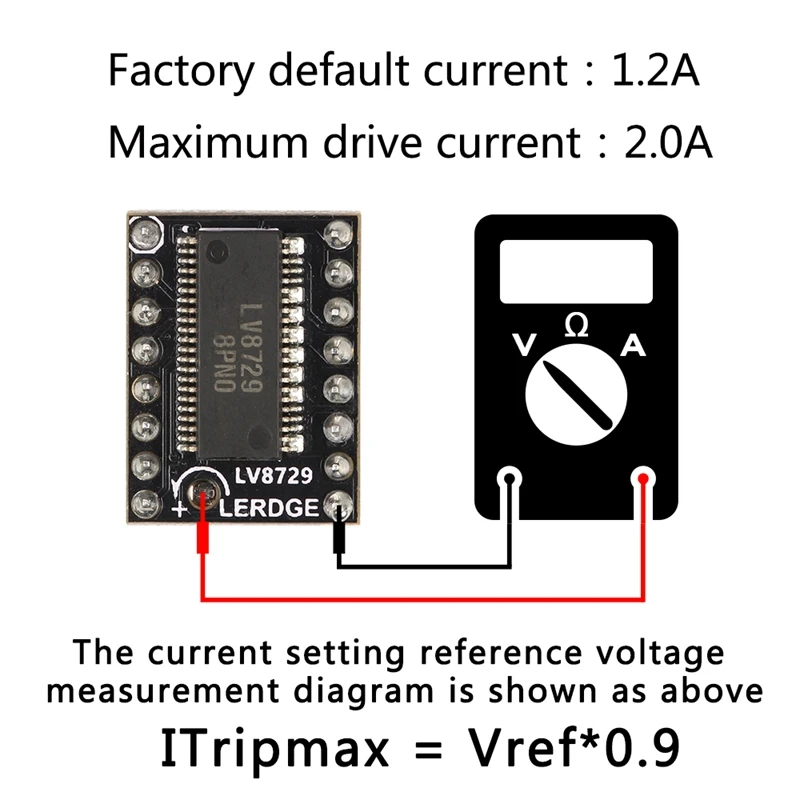 

Lv8729 Stepper Motor Driver 3D Printer Kit 4-Layer Substrate Ultra Quiet Driver Control 128 Subdivisions