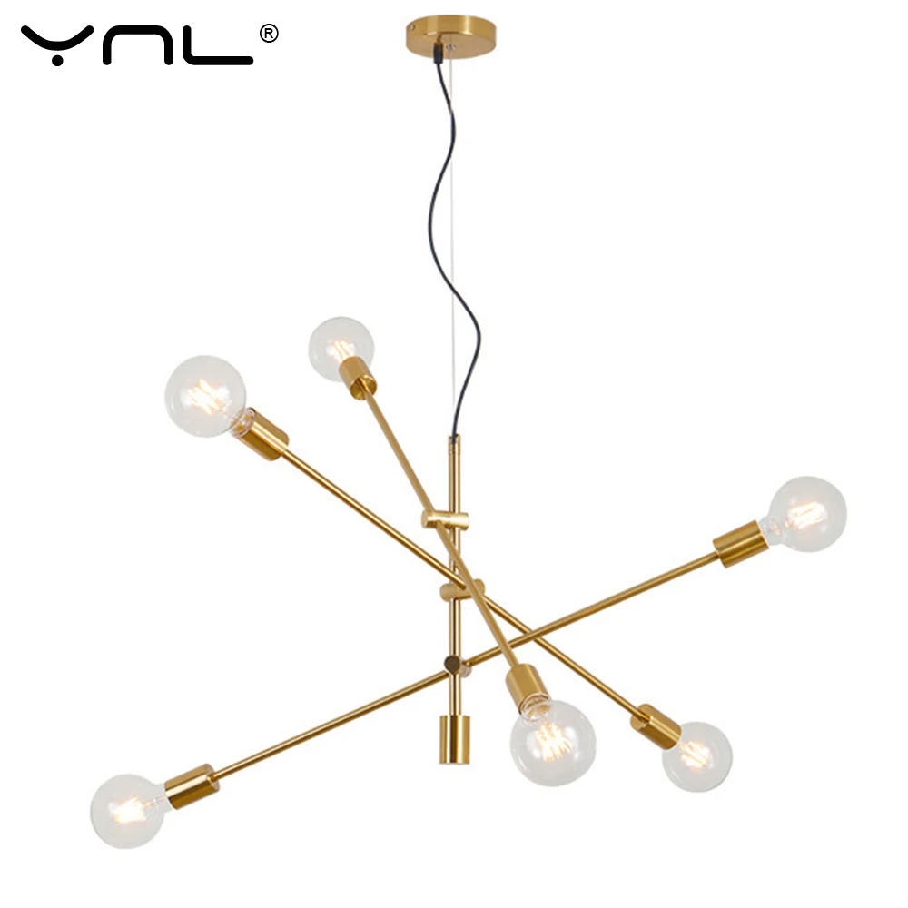

Modern Pendant Lights Nordic Hang lamp Black Gold E27 LED Bulb hanging lamp Ceiling Pendant lamparas de techo colgante moderna