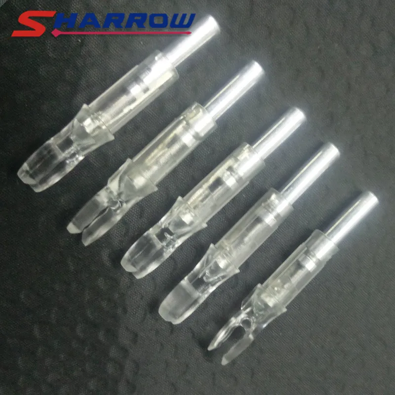 12 Светодиодный т. светодиодная светящаяся стрела для стрельбы из лука Nock стрелы 6