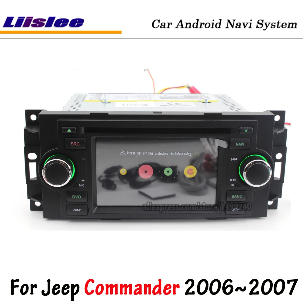 Автомобильный Android мультимедийный дисплей для Jeep Commander 2006 2007 автомобильный Радио HD экран дисплей ТВ CD DVD плеер gps навигационная система