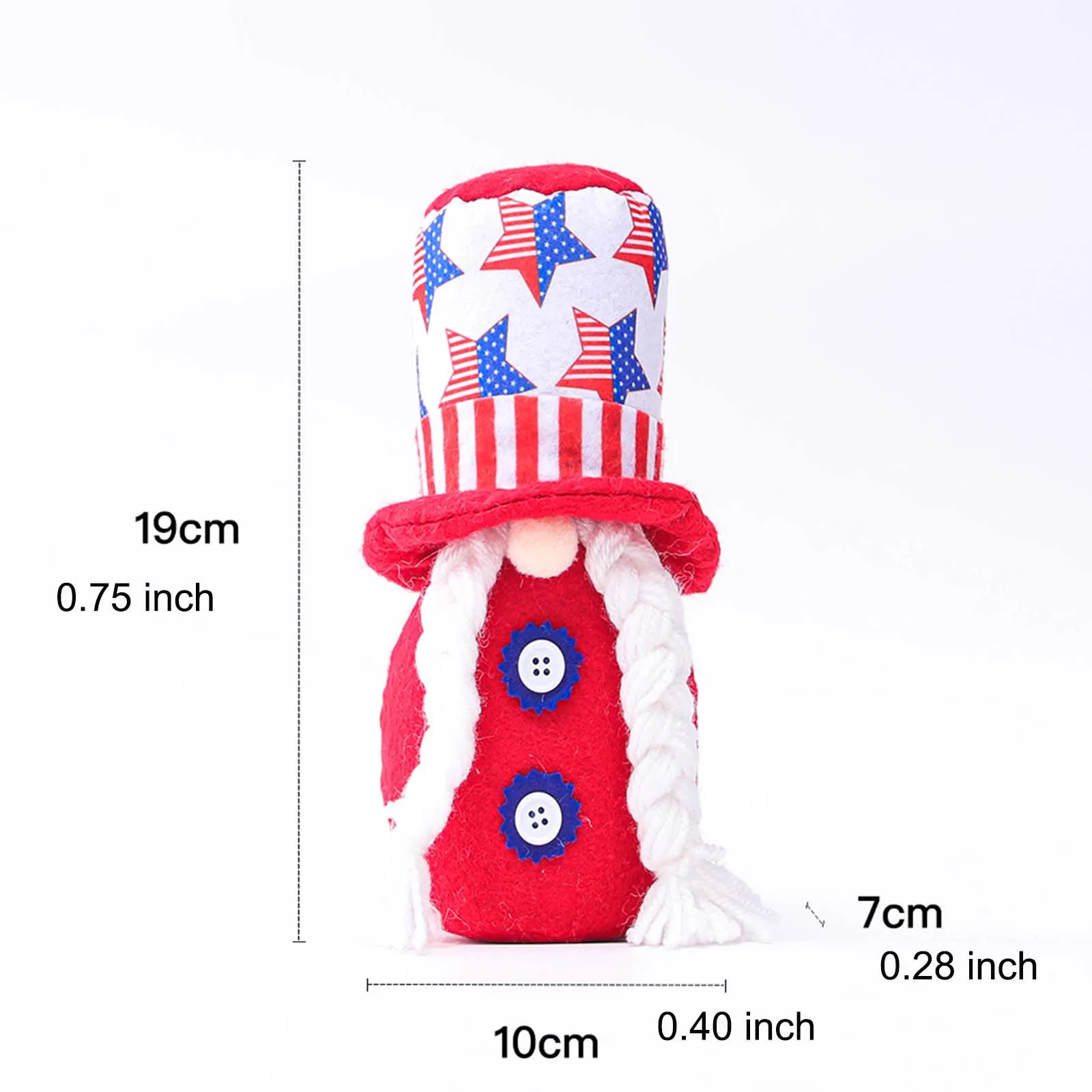 

Toys for baby Patriotic Gnome Doll Dwarf Plush Doll Decorations Holiday Gifts Household Anime plush Kids Toys Birthday Gift