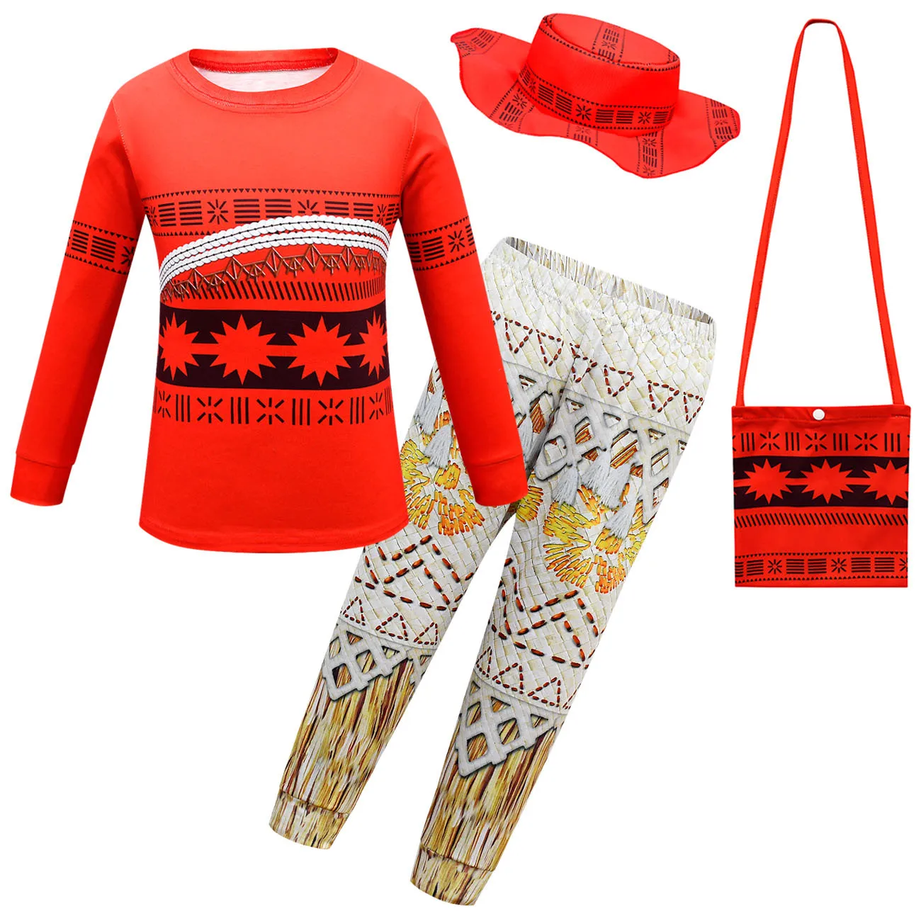 Костюм для косплевечерние Моана на Хэллоуин девочек детские костюмы костюм из