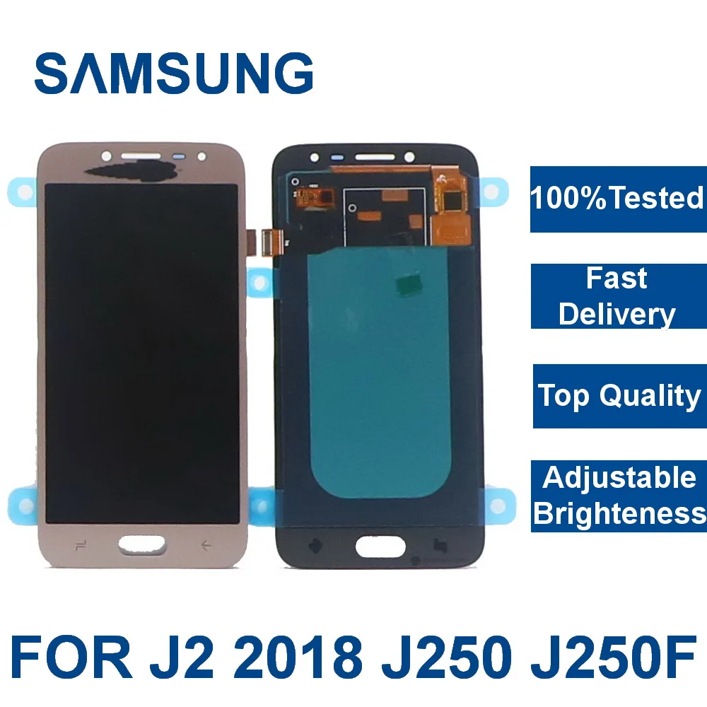 Для samsung Galaxy J2 pro 2018 J250 J250F J250H ЖК-дисплей кодирующий преобразователь сенсорного