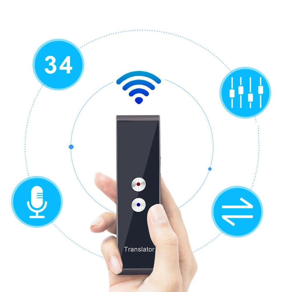 Беспроводной мгновенный голосовой переводчик 40 Language s двухсторонний в реальном