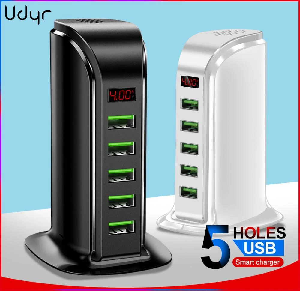 

USB разветлитель Udyr с 5 портами, дисплеем и вентилятором