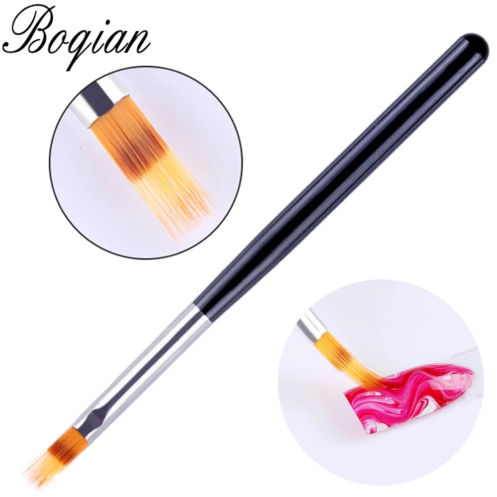 Кисть для ногтей BQAN с эффектом омбре ручка градиентного рисования кисть черной