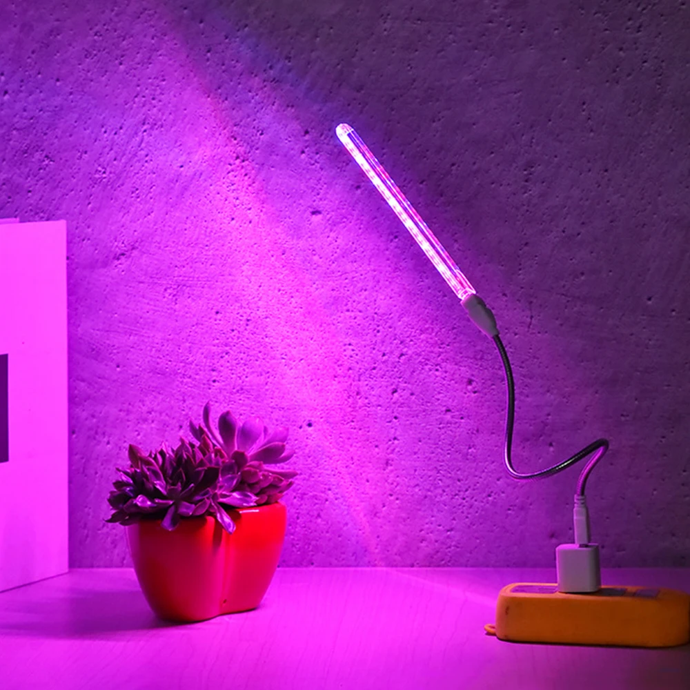 

10w 5w 3w USB Plant Light Full Spectrum Portable Phyto Grow Lamp for Seed Vegetable Flowers Greenhouses Indoor Lighting