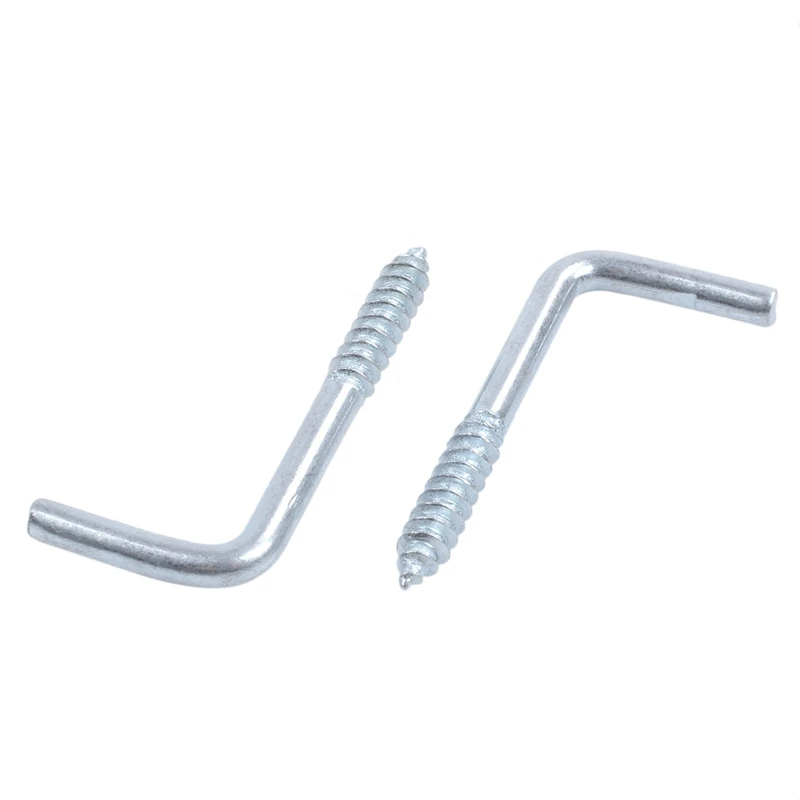 50x оцинкованные L формы под прямым углом винт в платье чашки крючки вешалки