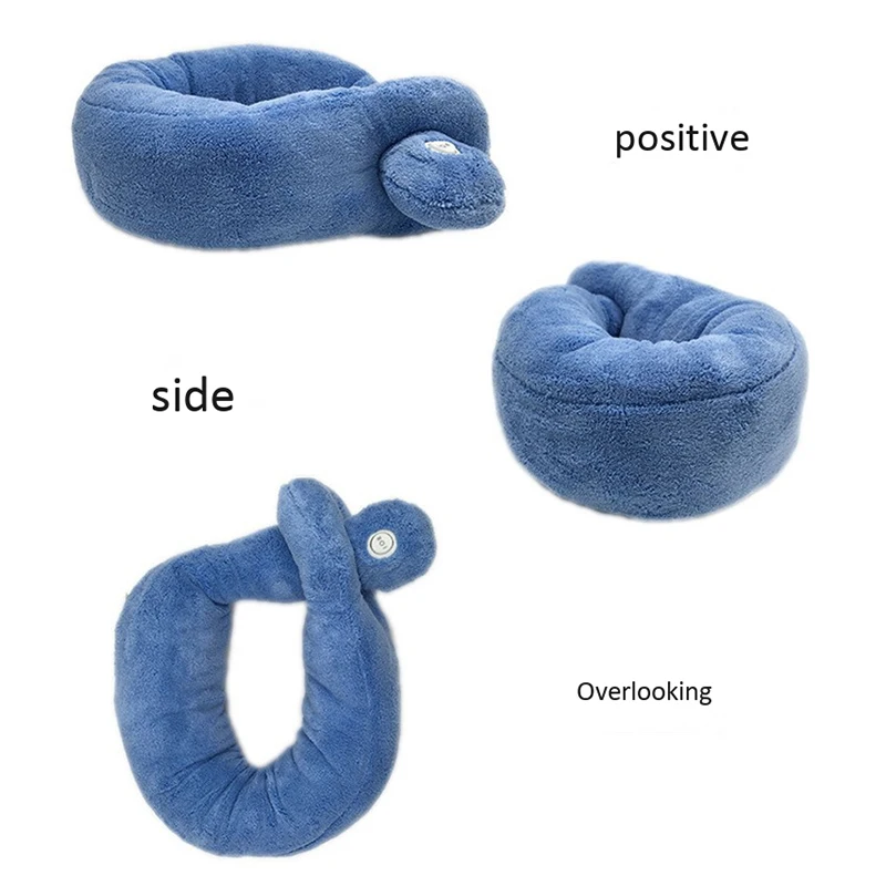 

Electric U Shape Travel Cushion Pillow Neck Massager Vibration Cervical Vertebra Pillow Massage Relaxation Home Car