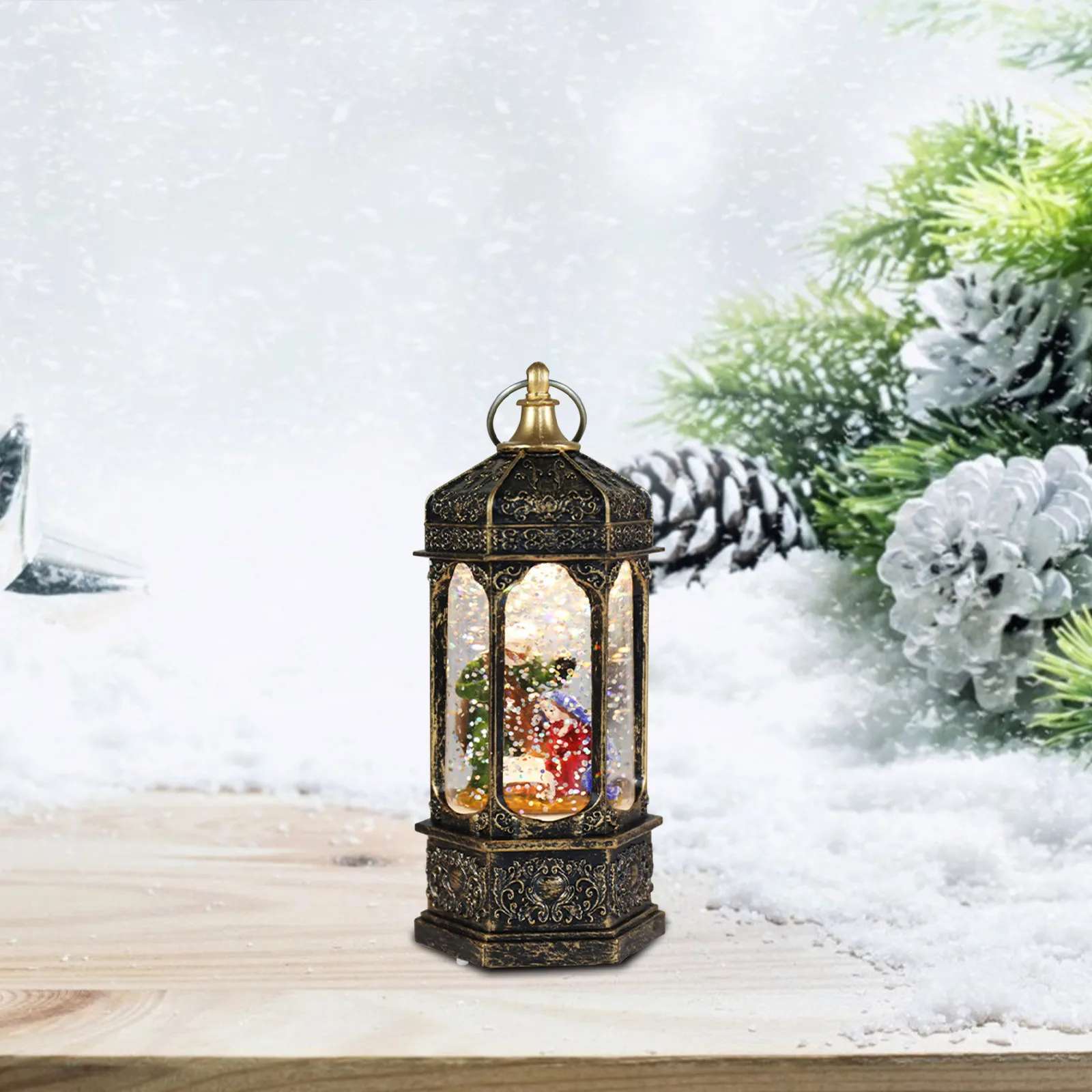 Рождественские украшения для дома Светодиодная свеча светильник Чи