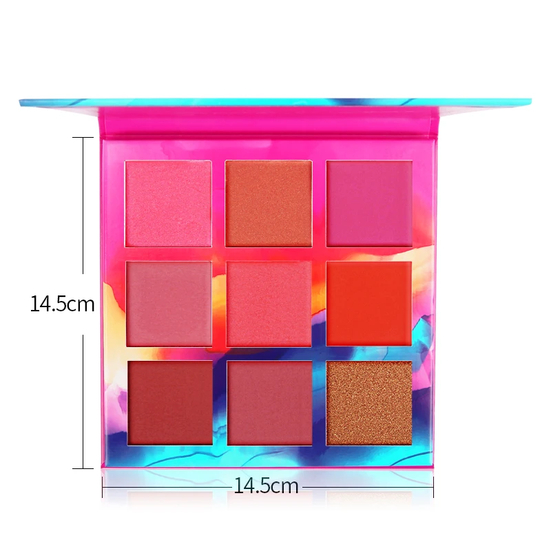 Профессиональный макияж Румяна Долгое 9 Цвета минералов порошок Ретро Face Base Bronzers