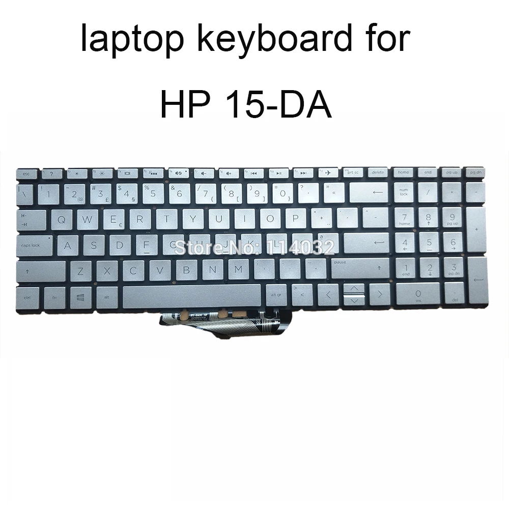 Клавиатуры для ноутбука с подсветкой HP 15-DA 15-CX 15-CS 15-DK 15-DF CR 15t-da0000 PO португальская