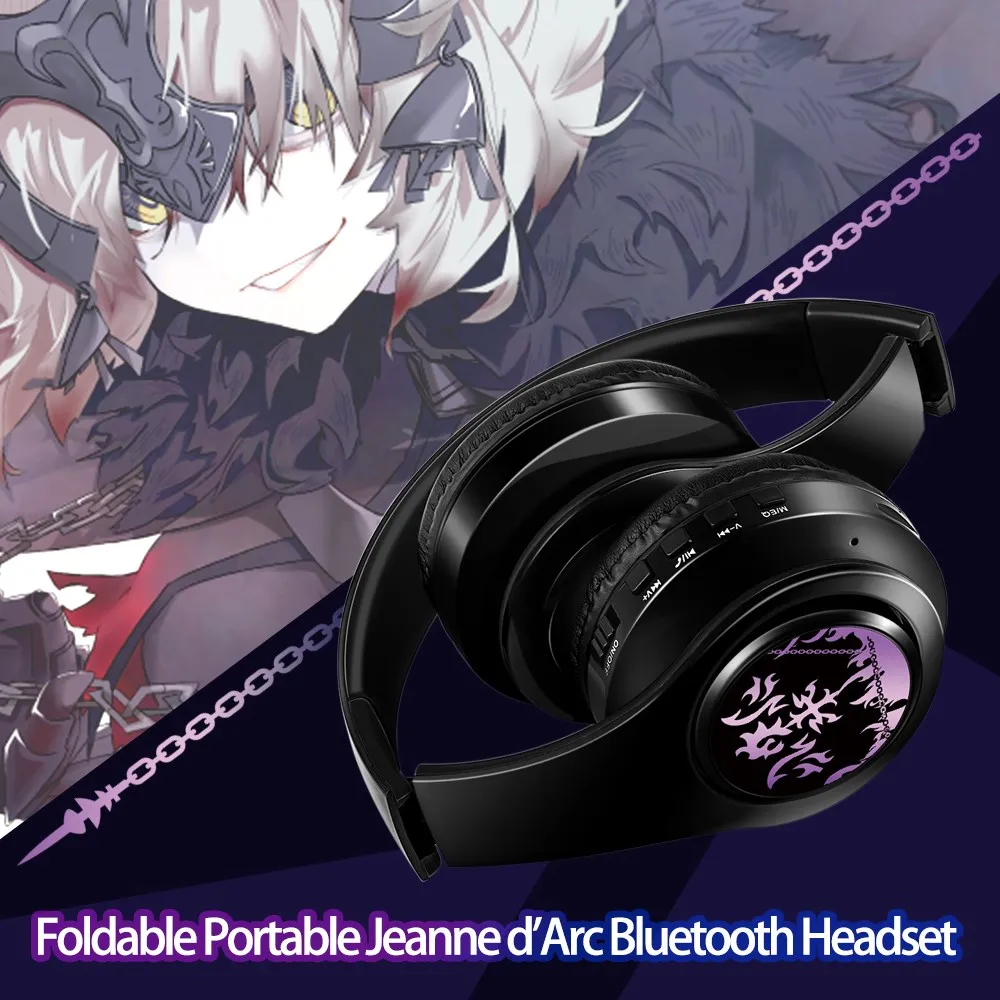 Крутая беспроводная Bluetooth гарнитура Fate/Grand Order FGO Жанна д 'Арк с креплением на