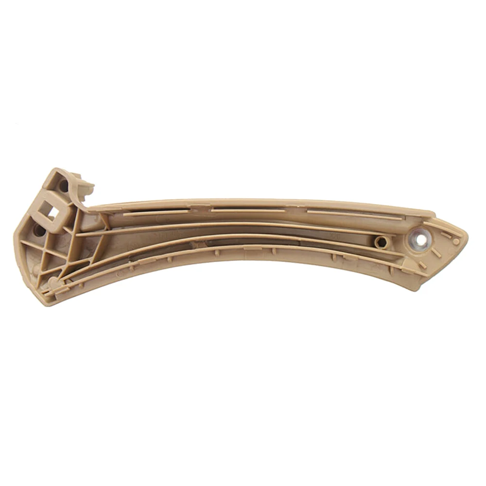 Бежевая правая внутренняя + наружная Дверная панель Ручка Потяните отделка декор