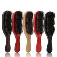 natural bristle hair wooden beard pro hair style care comb curling hair wave brush brand new classics and fashion hair care tool