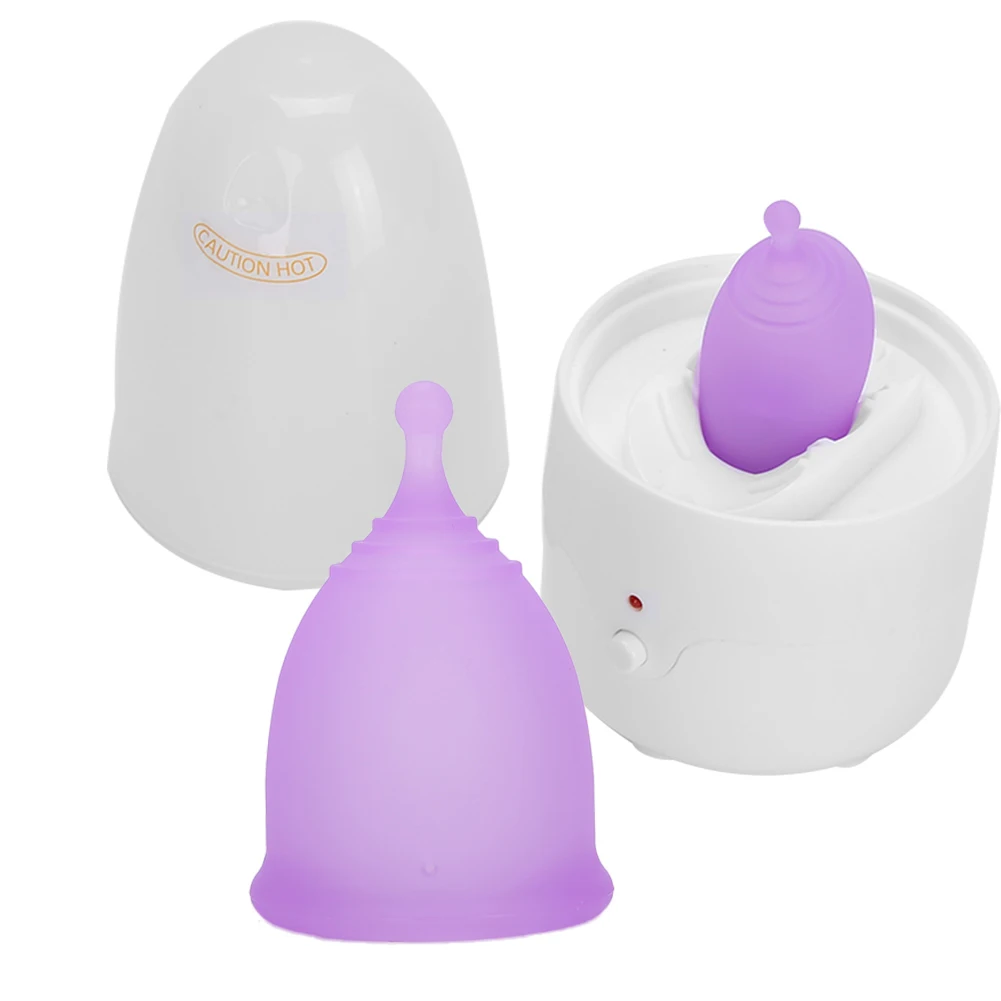 

Многоразовая эластичная безвредная для кожи женская менструальная чаша набор для очистки менструальных стаканов Женская гигиена (вилка ст...