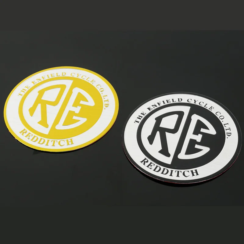 

Aluminum Emblem Badge Decals For Royal Enfield Motorcycles Decal & sticker