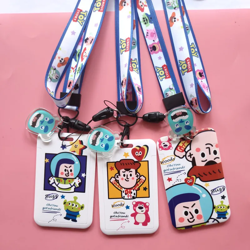 Аниме Disney держатель для карт из мультфильма История игрушек: Вуди с рисунком