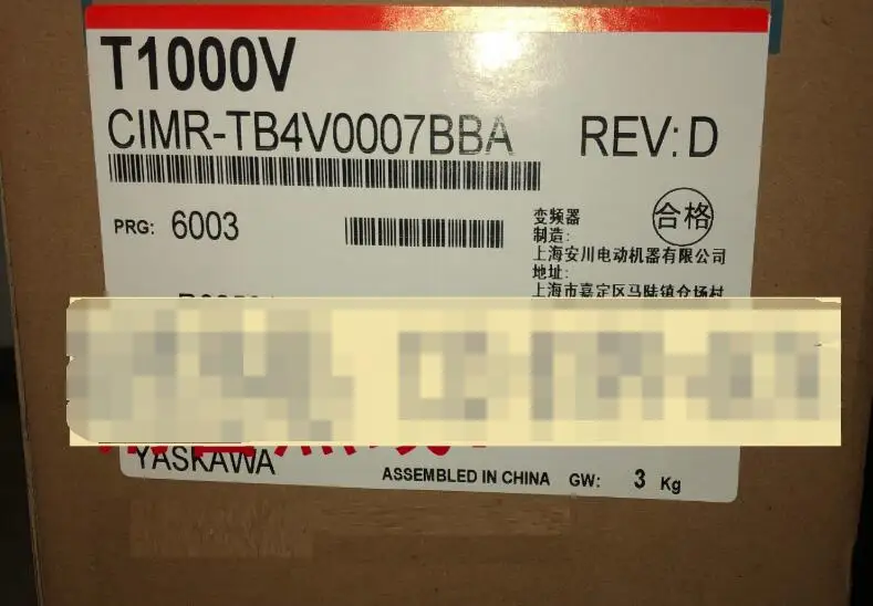 

Новый оригинальный инвертор Anchuan серии T1000 CIMR-TB4V0007BBA 2,2 кВт, предназначенный для текстиля