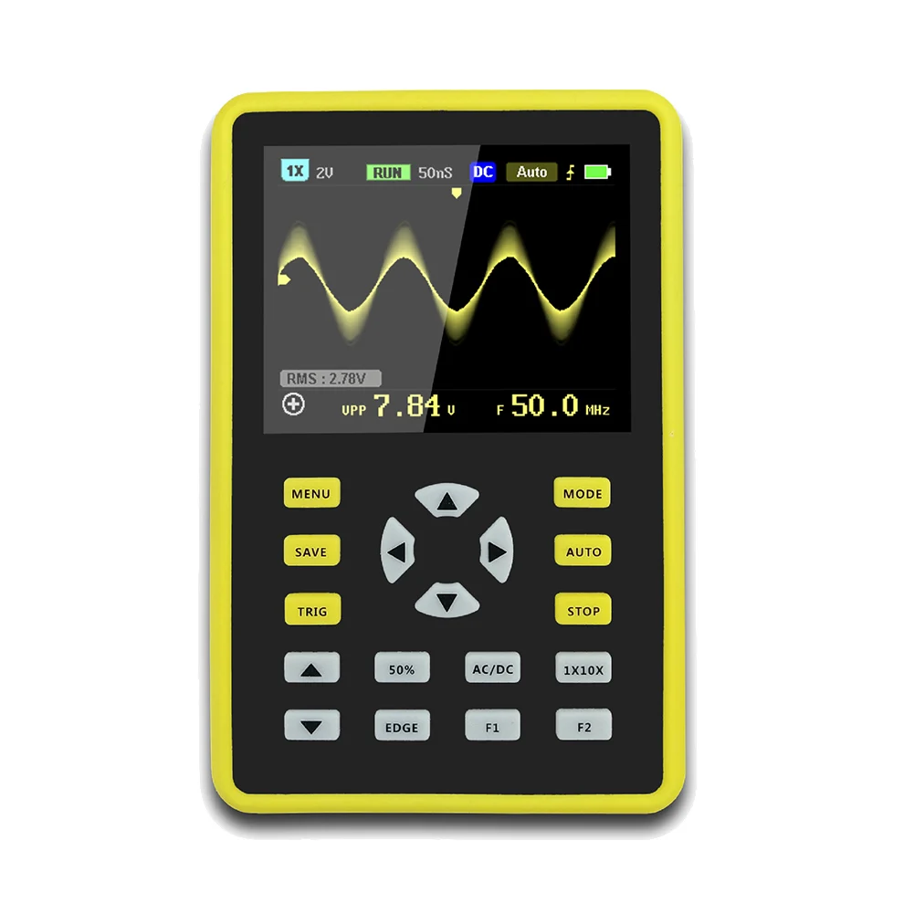 Новый цифровой мини осциллограф 2 4 дюймов 500 MS/s ips ЖК дисплей экран портативный