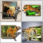 Evershine Алмазная мозаика тигр животные Алмазная вышивка полная выкладка картина стразы хобби и рукоделие декор для дома