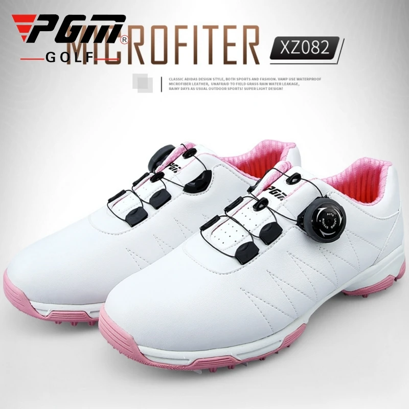 PGM Women Golf Shoes Breathable Lightweight Golf Sneakers Ladies Wearable Sports Sneakers EU35-39 AA51026