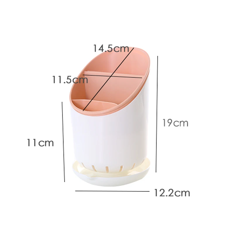 

Cutlery Storage Holder Plastic Drainer Drain Containers Drying Rack Tableware Table Knife Spoon Fork Container Kitchen Tool