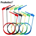 Peakchoose P1520 5 шт. двойной SMD IC тестовый крюк зажим тестовый свинцовый силиконовый кабель 20AWG многоцелевой мультиметр электрический провод 50 см