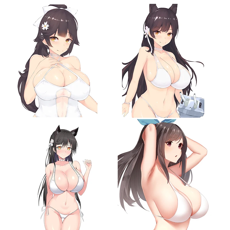 

Sexy Anime Girl Atago From Azur Lane Decal Car Sticker Vinyl Wall Sticker Laptop Decal