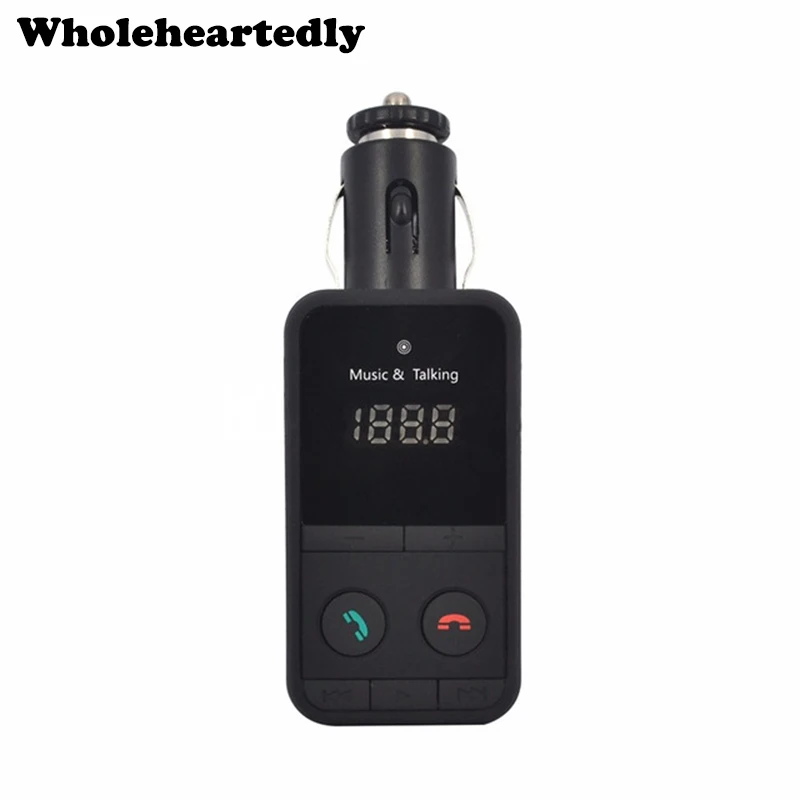 Беспроводной FM трансмиттер с Bluetooth модулятор автомобильный комплект mp3 плеер SD