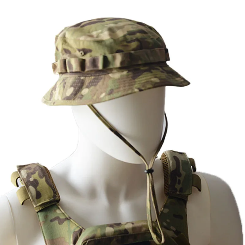 Foldable take in Fisherman Cap Hunting Fishing Outdoor Cap Men's Women's Camouflage windproof dome Short eaves Cap