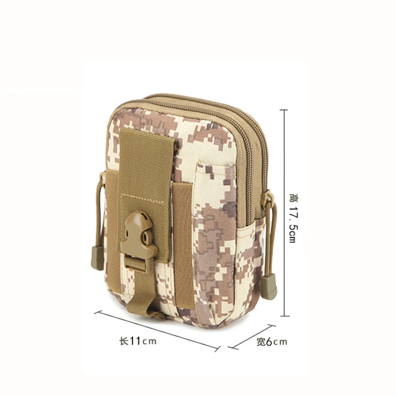 Tactical Molle Pouch Hunting Bags Belt Military Hip Waist Bag Small Pocket running Outdoor Travel Camping Phone | Спорт и