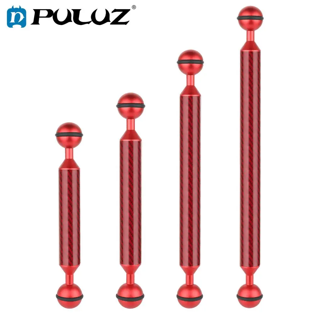 PULUZ поплавок из углеродного волокна плавучий водный рычаг с двумя шариками